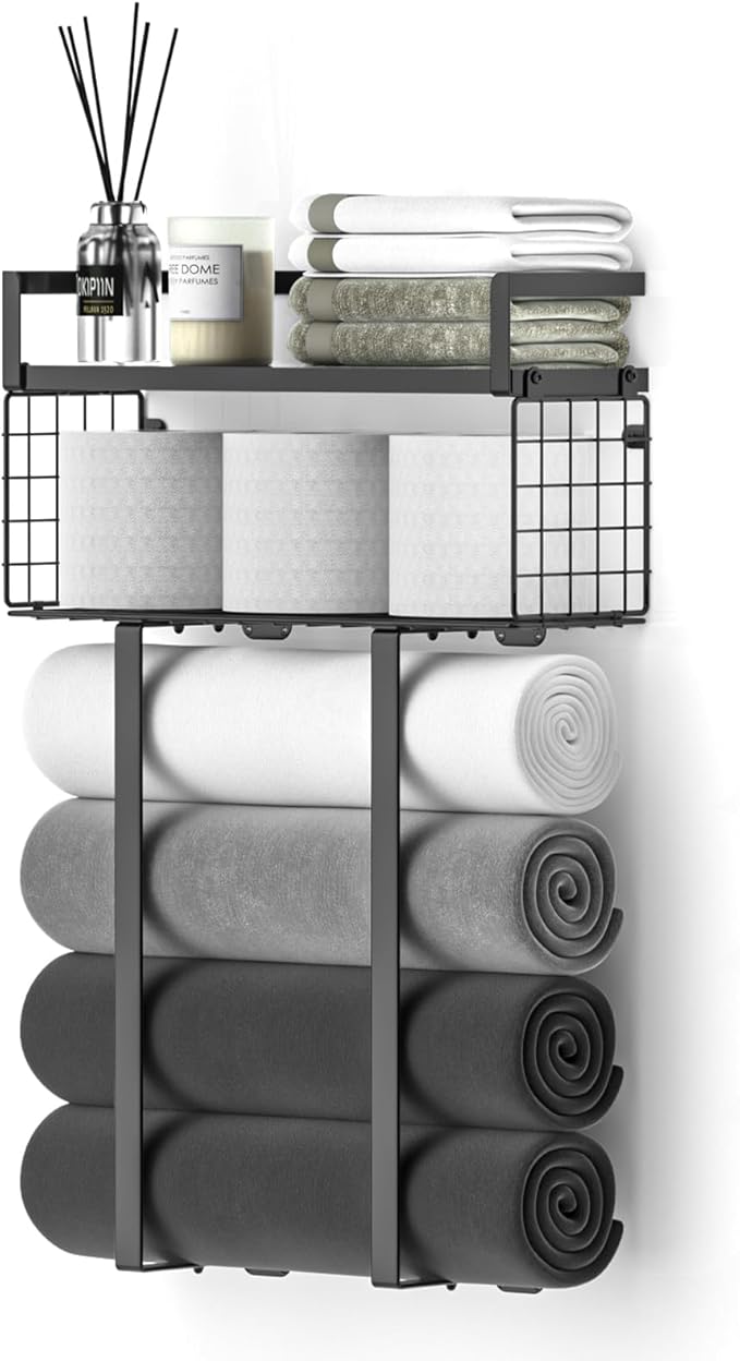 Xstydes Towel Racks for Bathroom, Metal Towel Holder by XstydesDreamworks