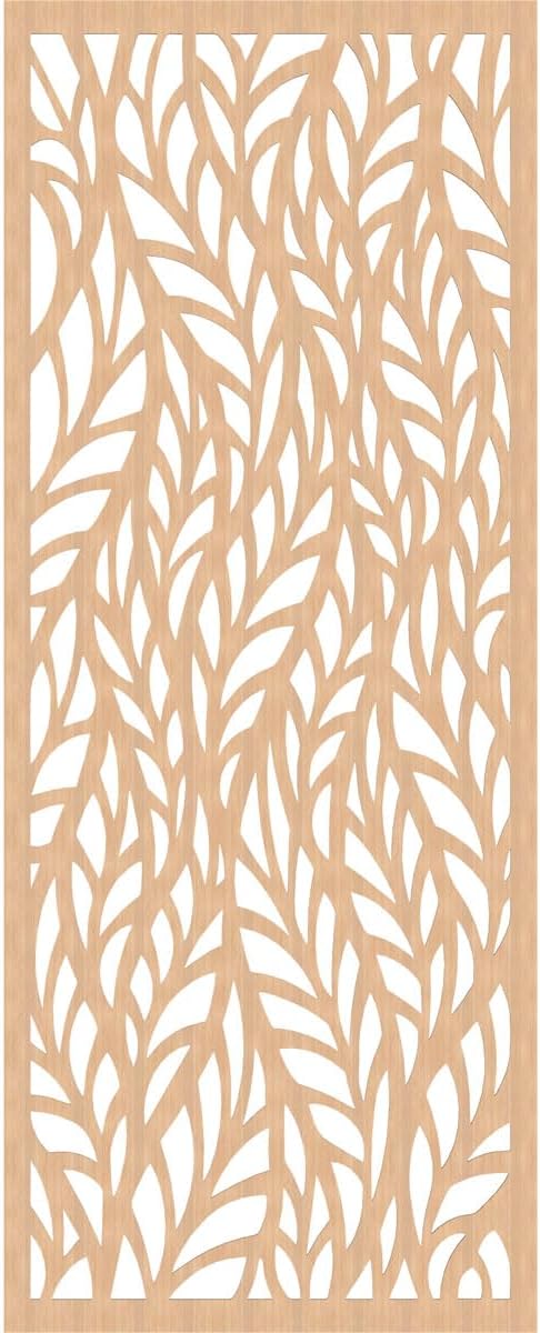 35 3/8"W x 89 3/8"H x 1/4"T Ortonville Decorative Fretwork Wood Wall Panels - Image 4