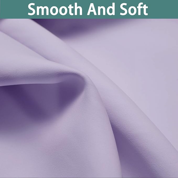 Yakamok 100% Blackout Thermal Insulated Grommet Curtains, Noise Reducing - Image 7