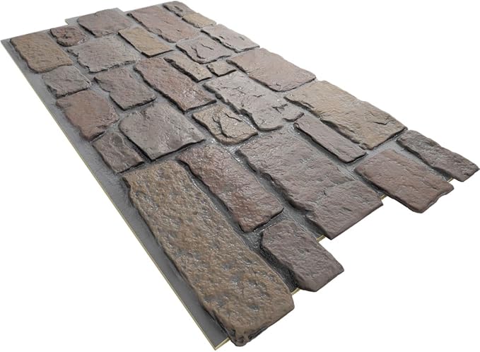 EverStone Cobblestone Faux Stone Panel, Grand Canyon Color - Image 6