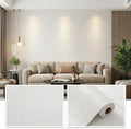 3D Wall Panels Peel and Stick – 15.74" x 236" PVC Faux Texture Wall Covering by Unknown