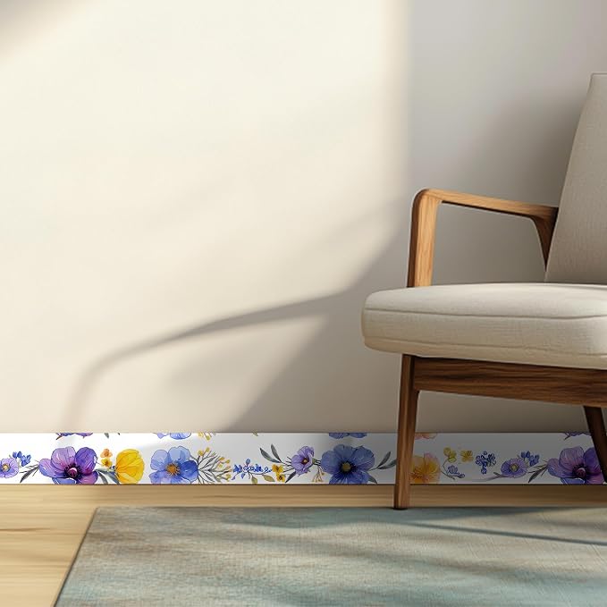 HOMETITUTE Wallpaper Border 4x196 Inch Peel and Stick Wall Border Wallpaper - Image 8