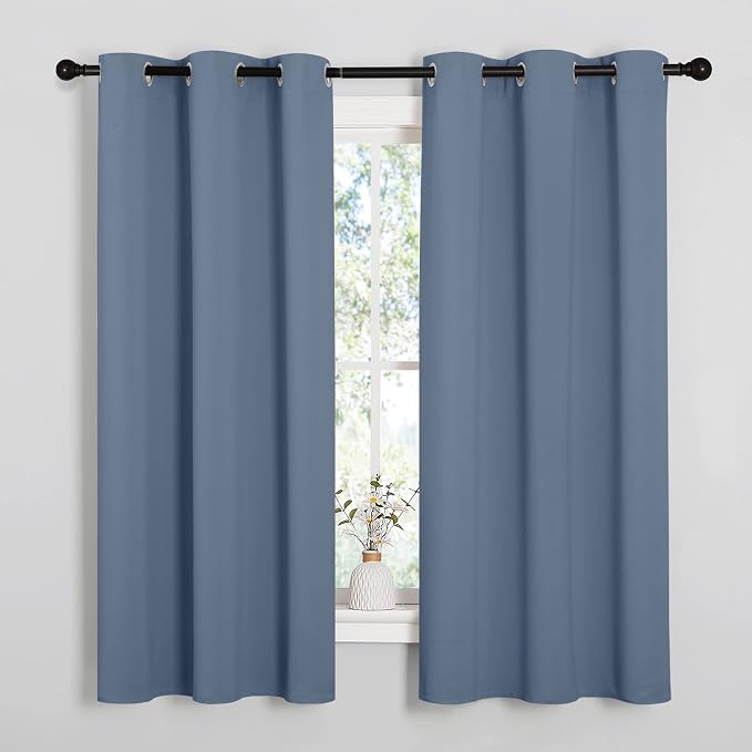 NICETOWN Home Fashion Thermal Insulated Solid Grommet Blackout Window Treatment by NICETOWN