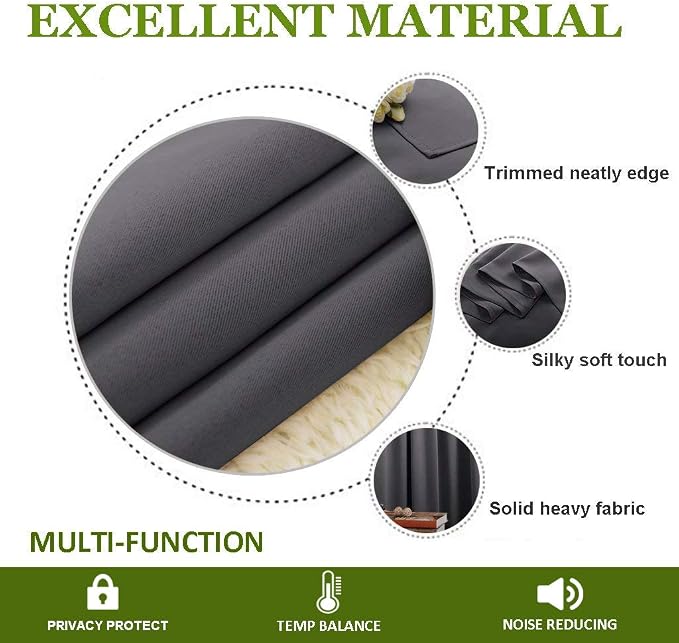 NICETOWN Floor to Ceiling Curtains, Room Divider Curtain Screen Partitions - Image 4