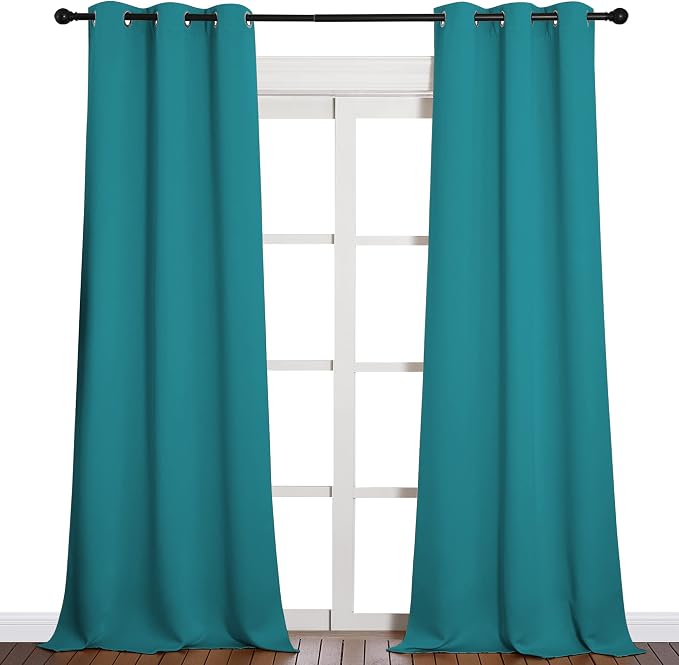 NICETOWN Room Darkening Curtains 90 inch Length 2 Panels, Thermal Insulated - Image 2