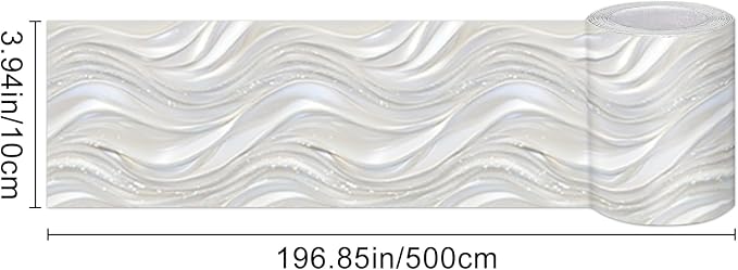 HOMETITUTE Wallpaper Border Peel and Stick Decorative Wall Trim Self Adhesive - Image 3