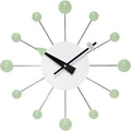 Infinity Instruments Orb Spoke Starburst Wall Clock, Mint Green by InfinityInstruments