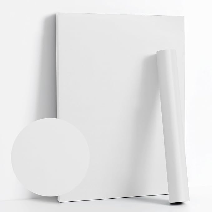 Dimoon 236''x17.7'' White Thicken Peel and Stick Wallpaper Contact Paper Modern by DIYYOURMOON