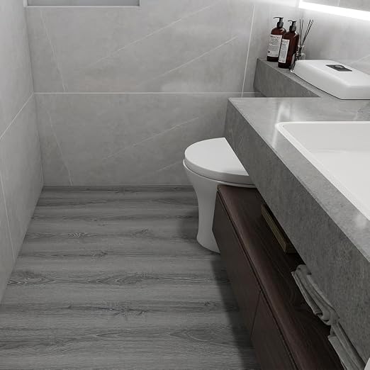 Wood Grain Peel and Stick Floor Tiles – 11.8” Width, Full Roll Length of 394" – - Image 7