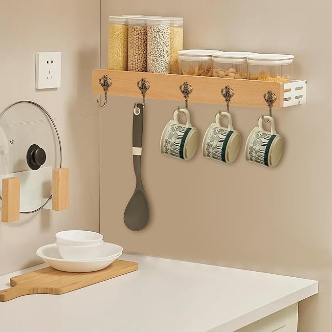 10 PCS Vintage Metal Wall Hooks, Bohemian Decorative Hook - Image 4