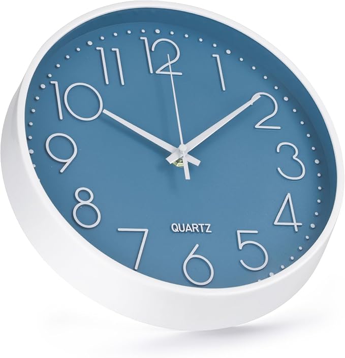 Wall Clock Non-Ticking Silent Modern Simple Style Round Decor Clock - Image 2