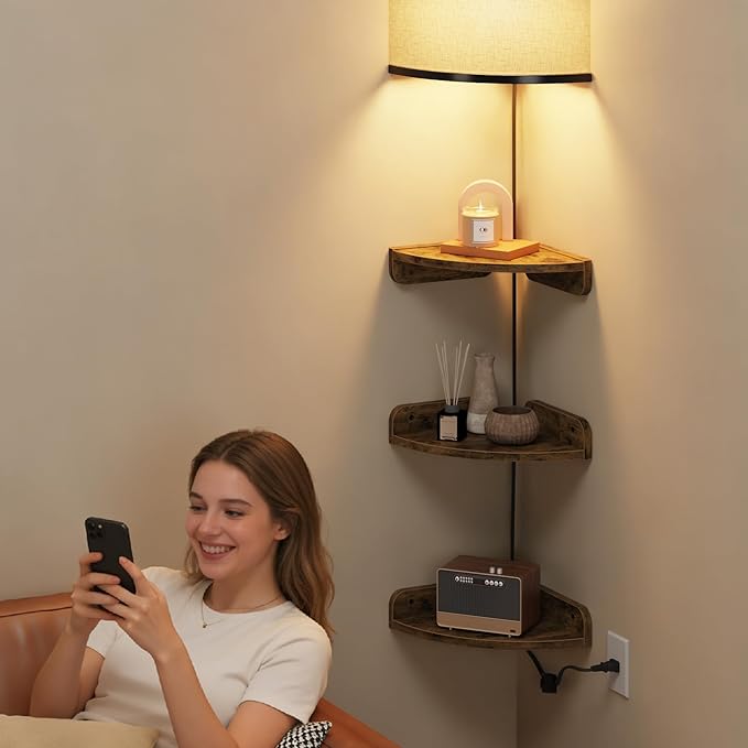 YAOHUOO Corner Shelf Wall Mounted - Image 5