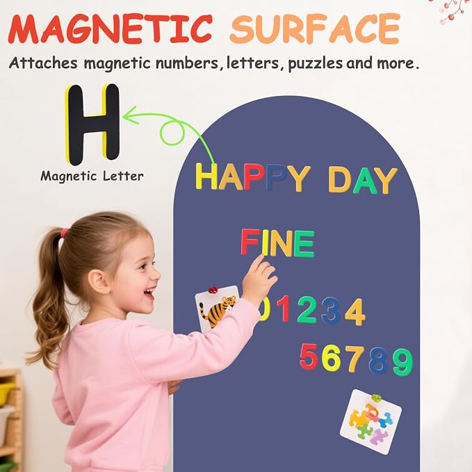 Arch Magnetic Wall Decal 39.3x17.5 Inch Magnetic Chalk Board Sticker Magnet - Image 3