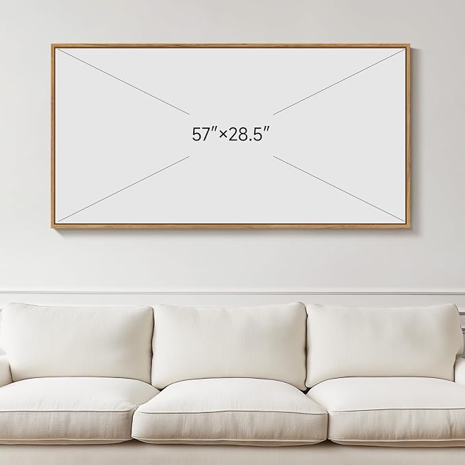 Large Framed Colorful Abstract Wall Art - Image 3