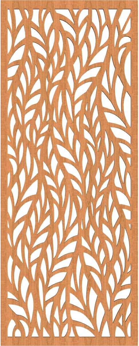 13 3/8"W x 34 3/8"H x 3/8"T Ortonville Decorative Fretwork Wood Wall Panels - Image 2