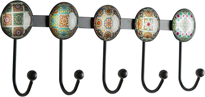 Boho Coat Rack Wall Mounted by BanllisDinoFunandSpaceAdventures