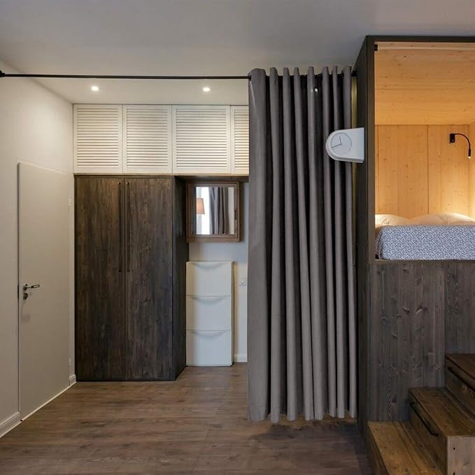 NICETOWN Privacy Room Divider Curtain Screen Partitions, Closet Door Curtain - Image 5