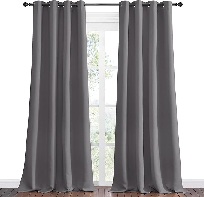 NICETOWN Bedroom Blackout Curtains Panels - Image 2
