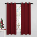 NICETOWN Christmas Window Curtains Blackout Drapes, Thermal Insulated Solid by NICETOWN