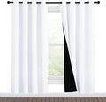 NICETOWN 100% Blackout Window Curtain Panels, Full Light Blocking Drapes by NICETOWN