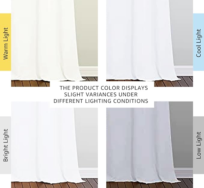 NICETOWN Solid Window Curtain Panels, 42 x 90 - Image 3