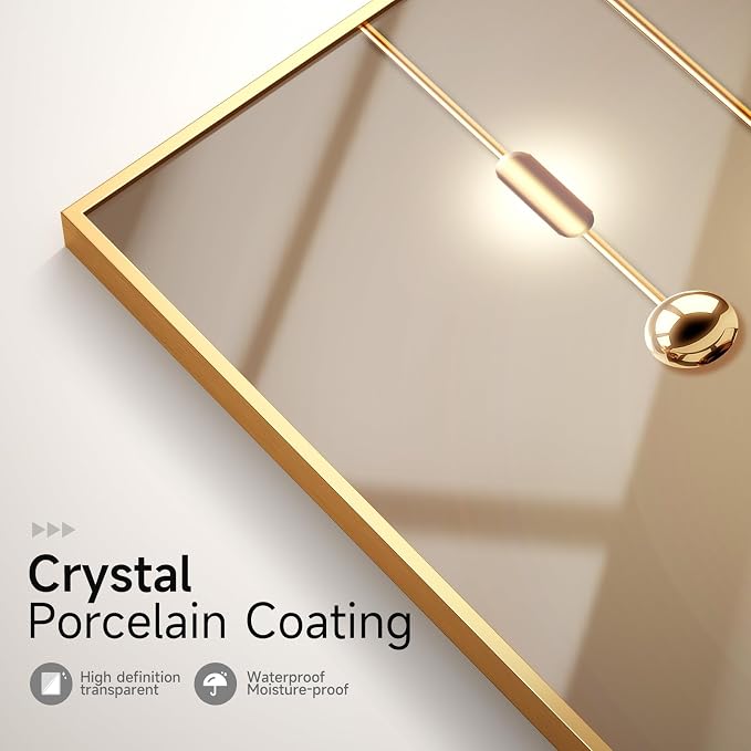 Extra Large Modern Luxury Gold Framed Wall Art - Image 4