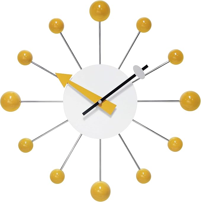 Infinity Instruments LTD. Orb Spoke Starburst Wall Clock by InfinityInstruments