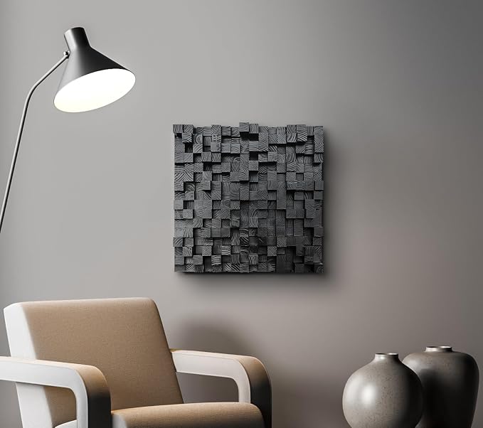Lukelli 3D Wall Art, Sound diffusing panel, Studio Sound diffuser, Modern Wall - Image 2