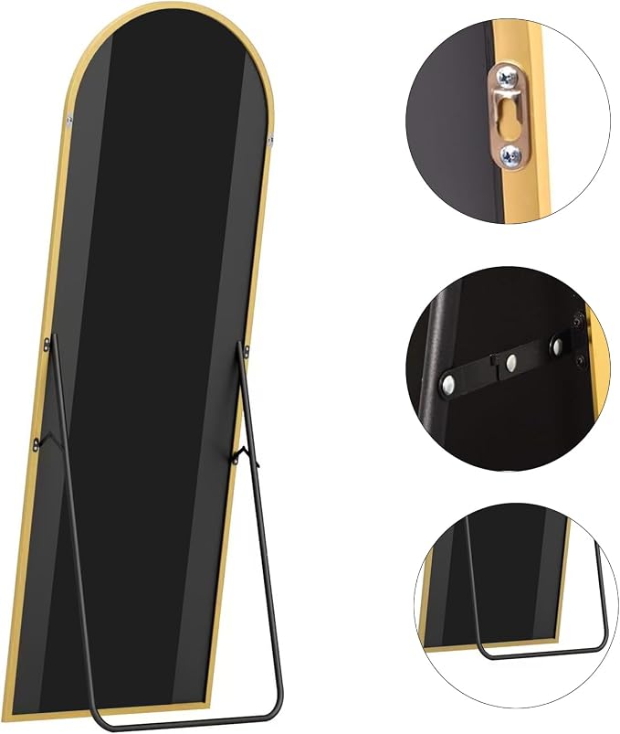 Floor Mirror, Arched Mirror Full Length, Freestanding Mirrors, Arch Floor - Image 4