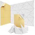 8 Pack Acoustic Panels with Self-Adhesive, Sound Panels High Density, by ROOME