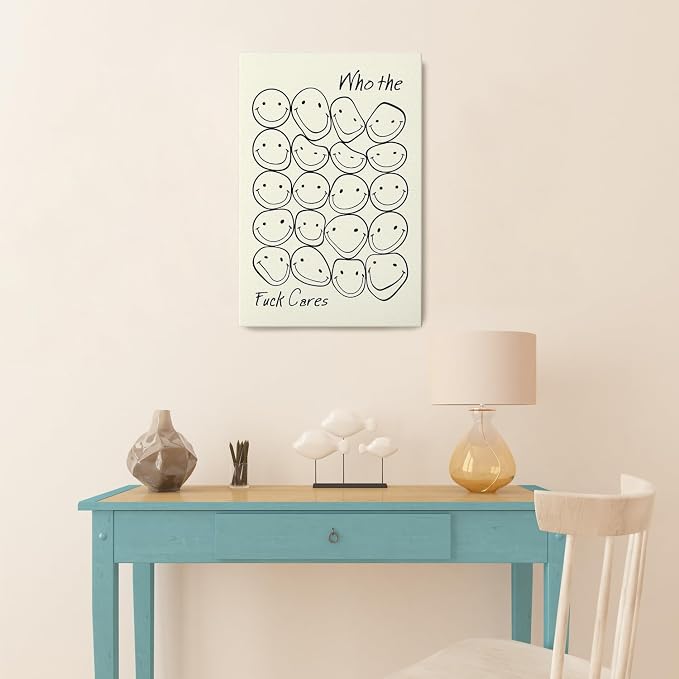 DIHSIEG Inspirational Canvas Wall Art funny bathroom wall art Print Poster - Image 6