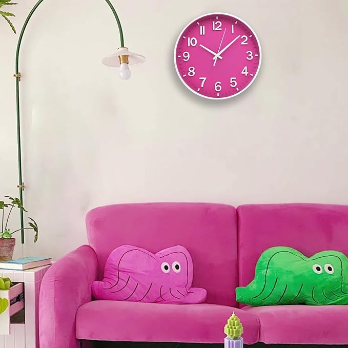 HZDHCLH Wall Clocks Battery Operated 12 inch Silent Non Ticking Modern Wall - Image 7