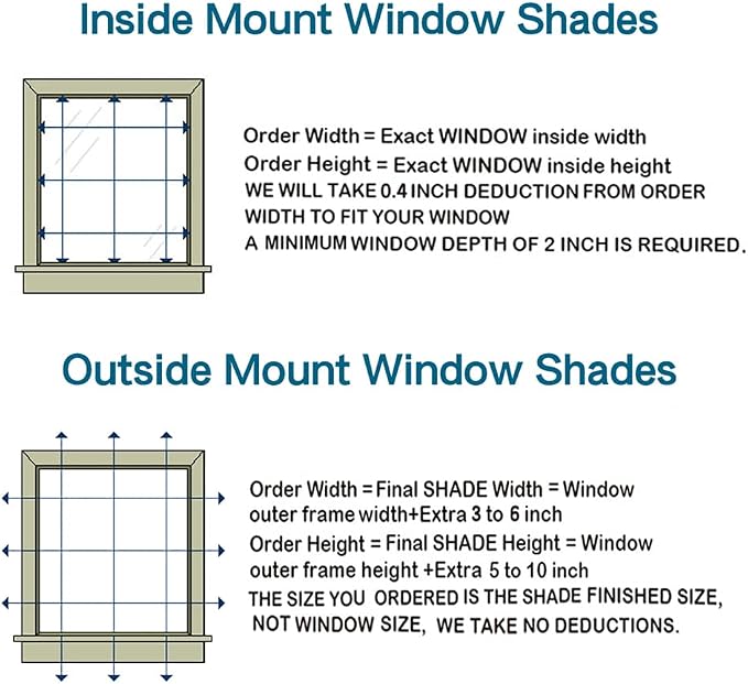 Letau No Drill No Tools Cordless Wood Window Shades Blinds, Bamboo Light - Image 7