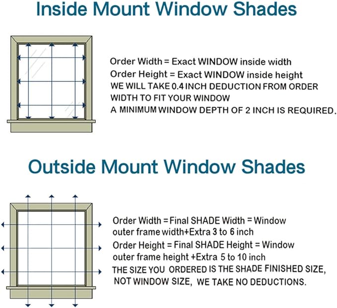 Letau No Drill No Tools Cordless Wood Window Shades Blinds, Bamboo Light - Image 8