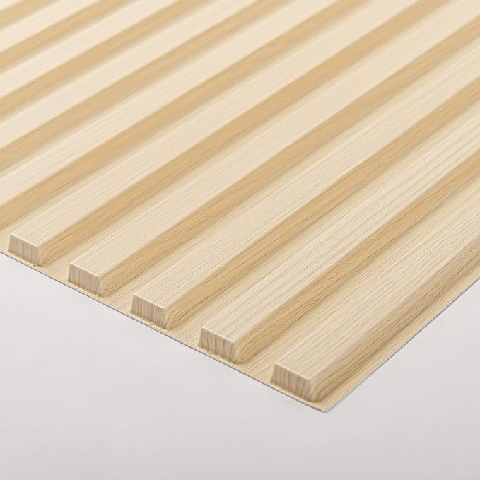 Art3d Slat Wall Panel, 3D Fluted Textured Panel 12-Tile 19.7 x 19.7in. - Image 8