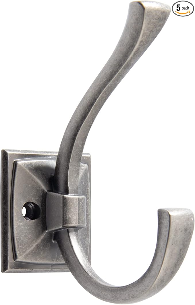 TUNNY 5 Pack Antique Design Wall Hanging Coat Hook by TUNNY