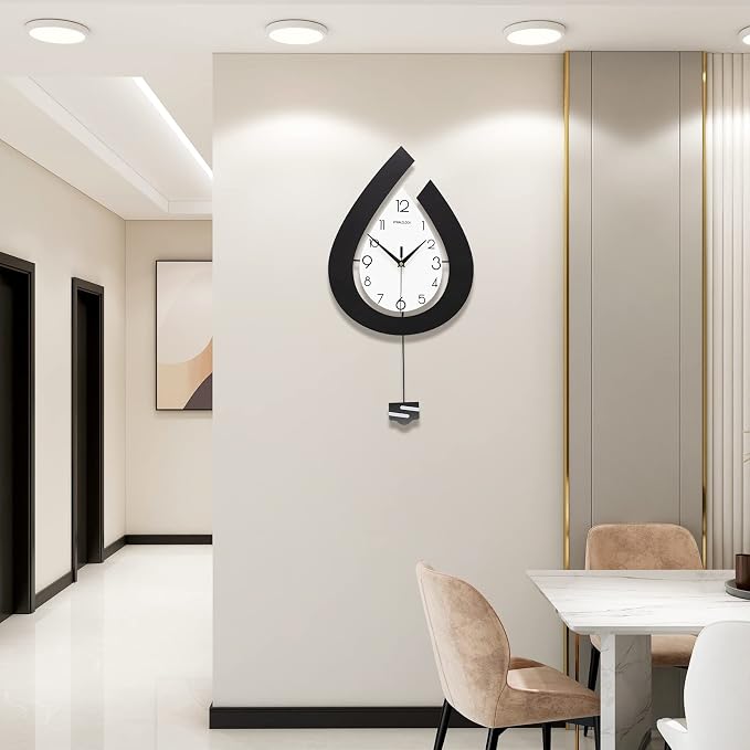 Large Decorative Wall Clock for Living Room Decor Big Pendulum Modern Wall - Image 3