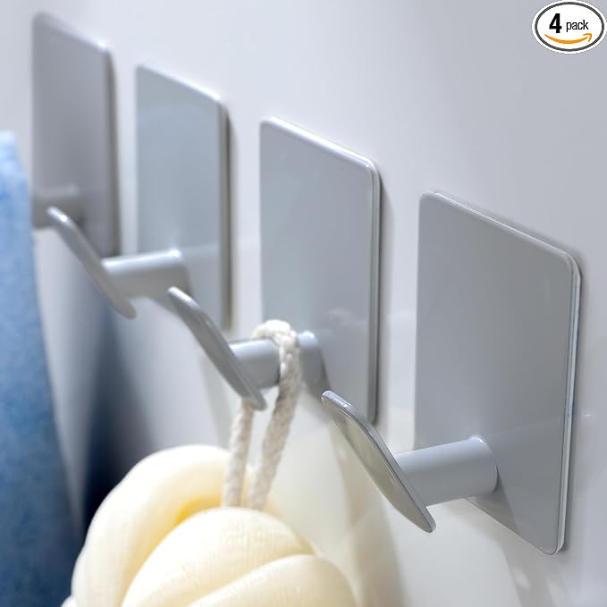 DELITON Adhesive Colorful Hanging Hooks by DELITON
