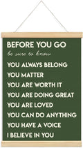 Mental Health Positive Inspirational Wall Art Decor, Therapist Office Signs by Unknown