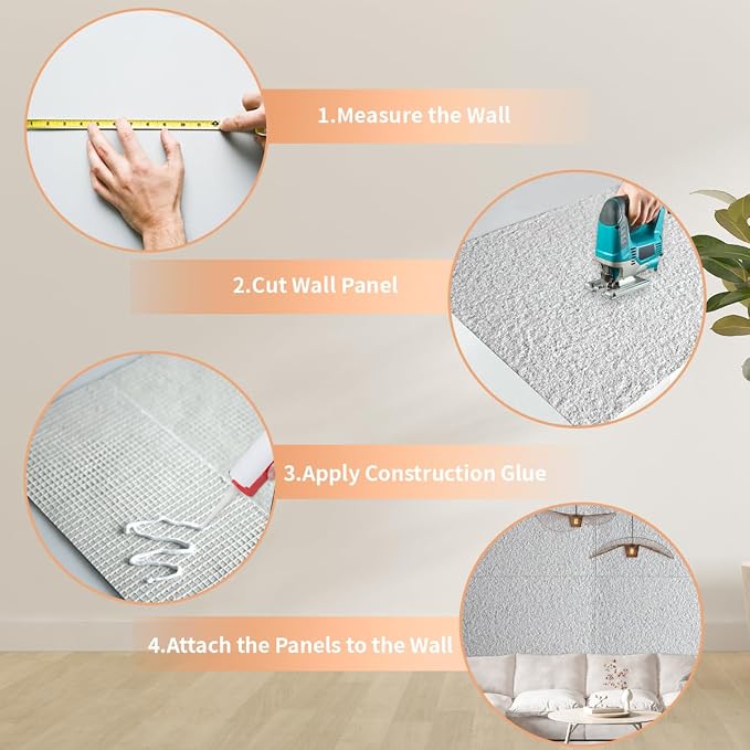 24” x 48” Faux Stone 3D Wall Panels, Clay Manufactured Raised Textured Paneling - Image 7