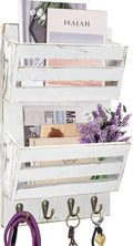 Unistyle Mail Holder with Key Hooks Mail Organizer Wall Mount Hanging Mail by Unistyle