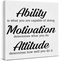 Inspirational Office Wall Decor, Motivational Plaques by VAHATAN
