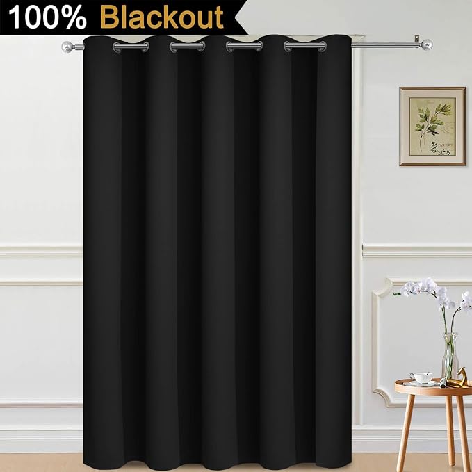 Yakamok 100% Blackout Lined Panels, Thermal Insulated Blackout Curtains - Image 2