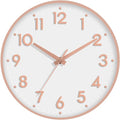 Mosewa Wall Clock 10 Inch, Battery Operated Silent Non-Ticking Modern Analog by MOSEWAWALLCLOCK
