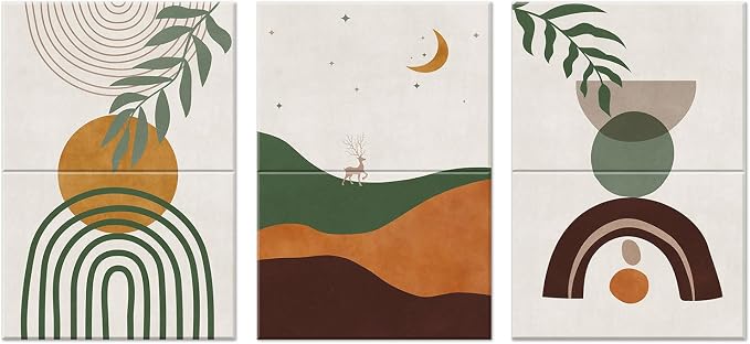 JBER Art Acoustic Panels, 47.2X23 Inches Acoustical Wall Panels, Sound by JBER