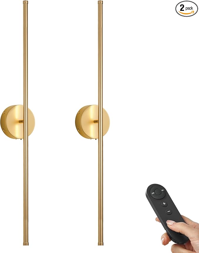 KARTOOSH Battery Operated Wall Sconces by KARTOOSH