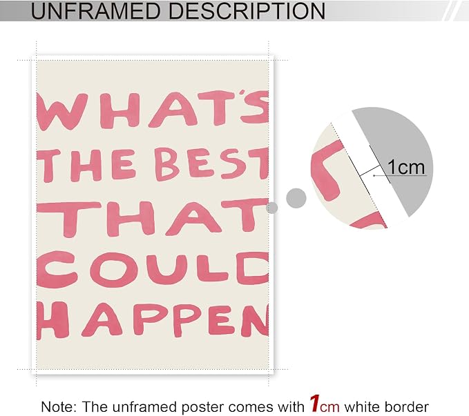 Yaasilinage Daily Reminder Positive Canvas Wall Art, Positive Affirmations Wall - Image 3