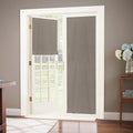 LazBlinds 100% Blackout Door Curtain, No Tools No Drill Cordless Blinds by LazBlinds