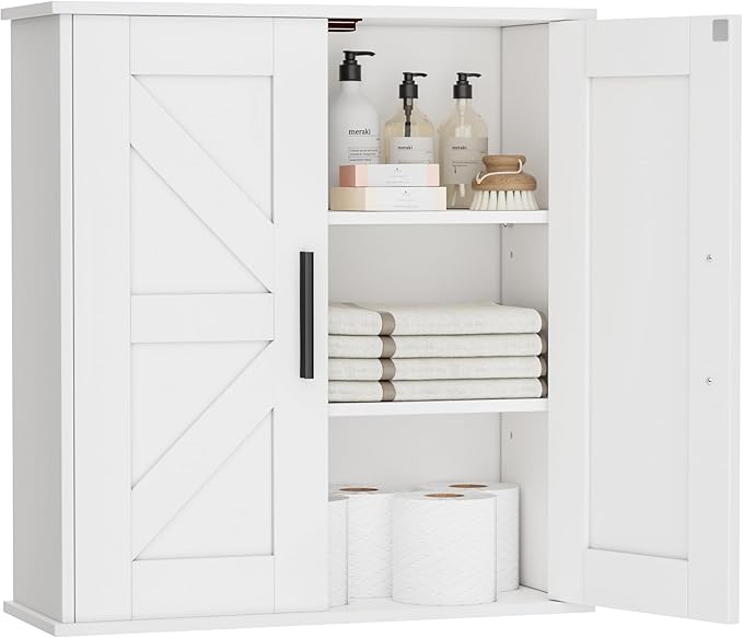 Homleke Bathroom Wall Cabinet, Over Toilet Storage Cabinet by Homleke