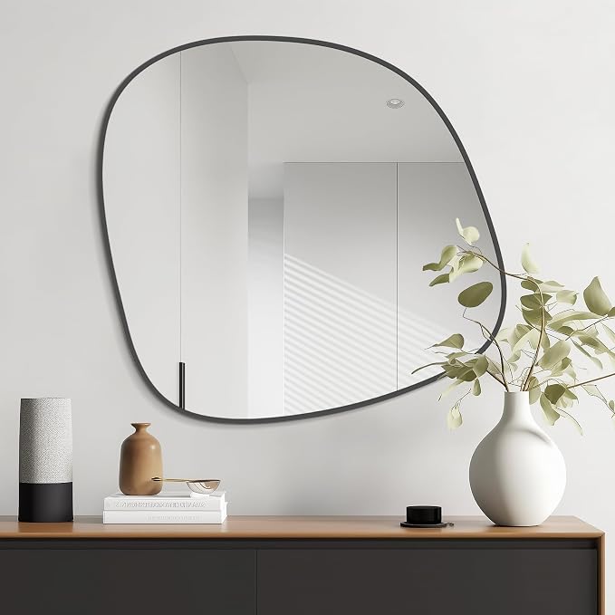 WallBeyond Asymmetrical Mirror, Irregular Wall Mirror, Wall Mirrors Decorative - Image 2